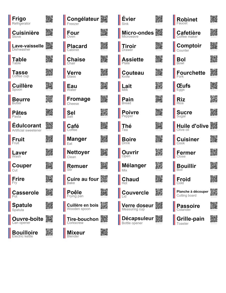 Small Avery 5167 Stickara sticker sheet